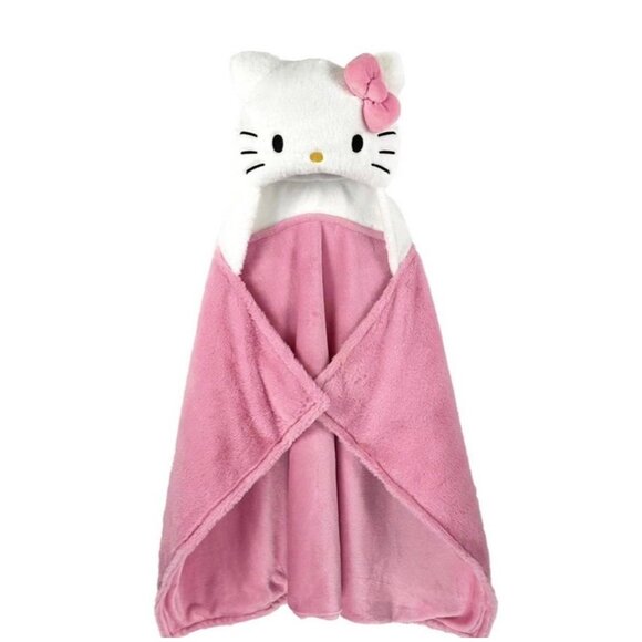 Hello Kitty Kids' Hooded Blanket 30"x50" - Picture 1 of 2